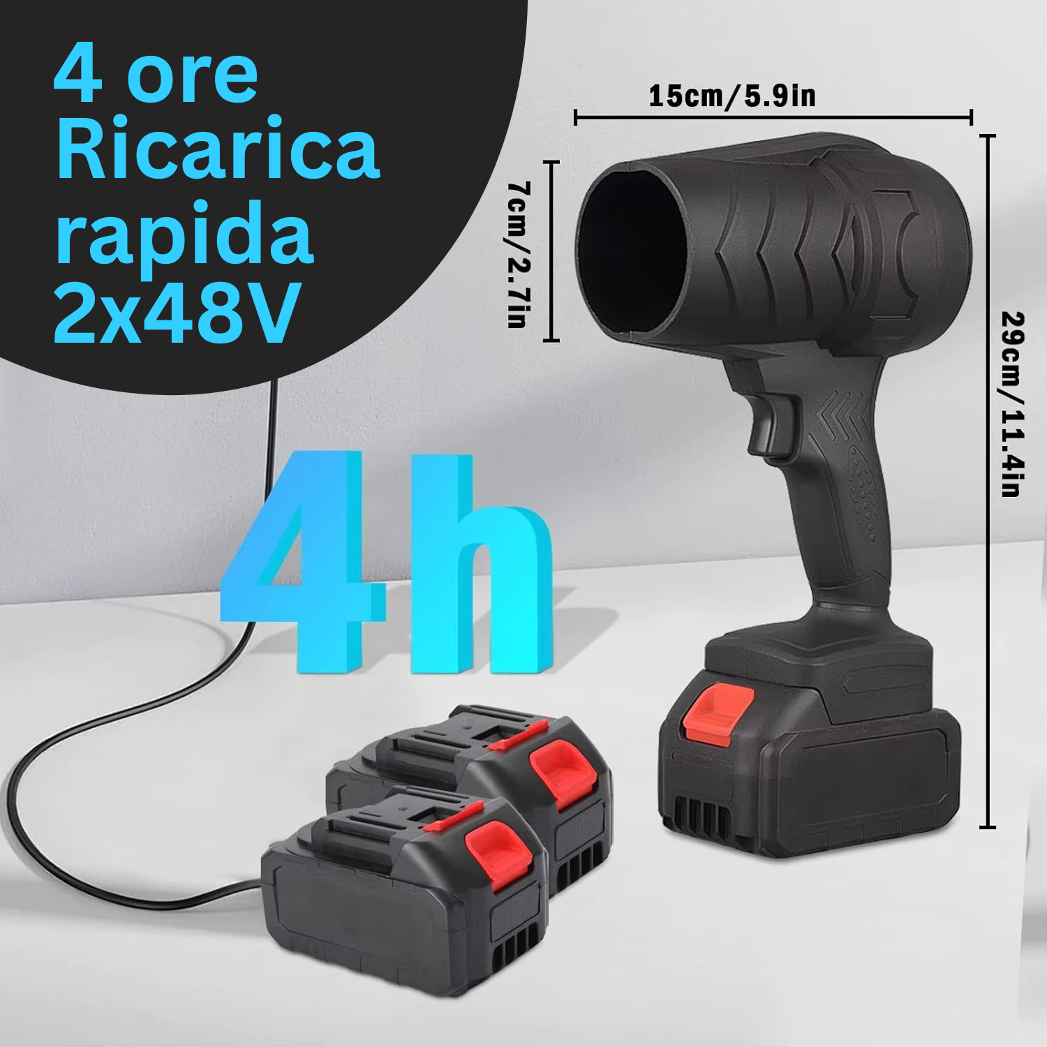 Ventilatore portatile Turbo Blower